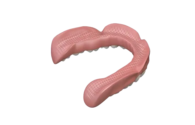 Dentapreg® MESH fiber reinforcement for stable dental prosthetic support.